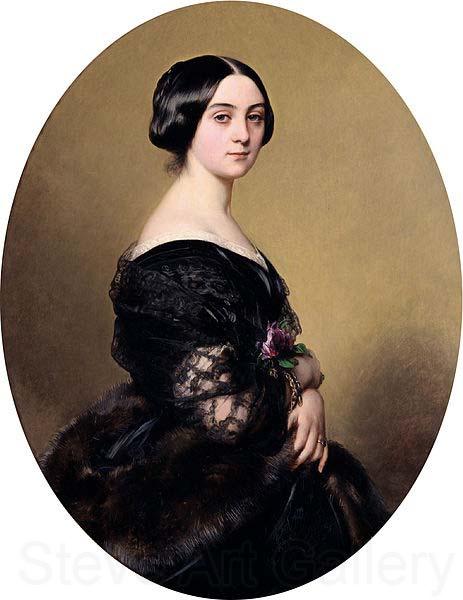 Franz Xaver Winterhalter Baronne Henri Hottinguer, nee Caroline Delessert France oil painting art